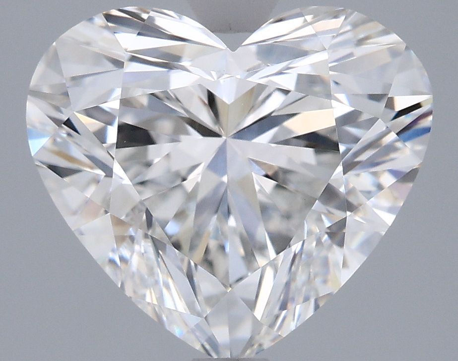 3.03 carat f VVS2 EX Cut IGI heart diamond