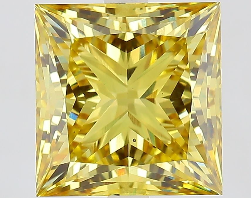 5.47 ct. princess Lab Grown Diamond front image