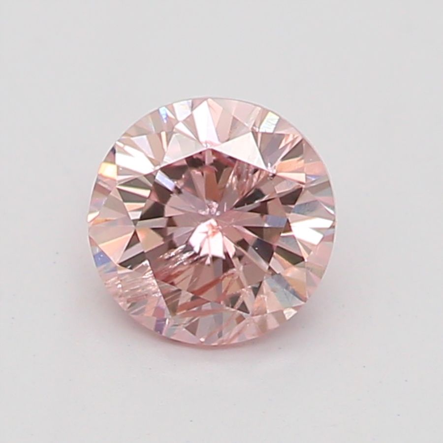 Diament 0.25 ct Fancy Orangey Pink/I1