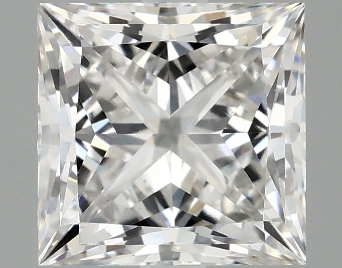 2.10 ct. princess Lab Grown Diamond front image