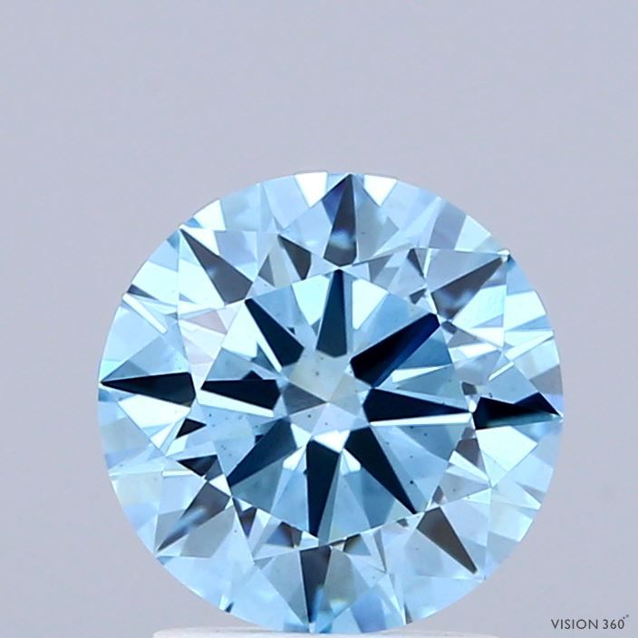 1.86 CT Fancy Vivid Blue ROUND