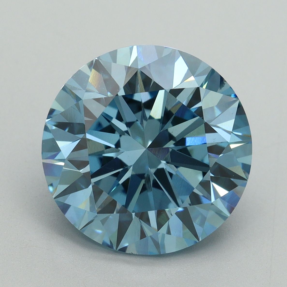 6.04 ct. round Lab Grown Diamond front image