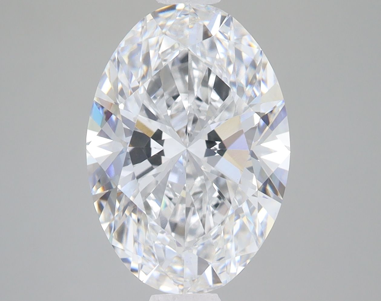 4.10 ct. oval Lab Grown Diamond front image