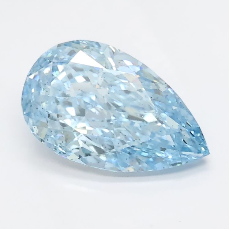 1.14 CT Fancy Vivid Blue PEAR