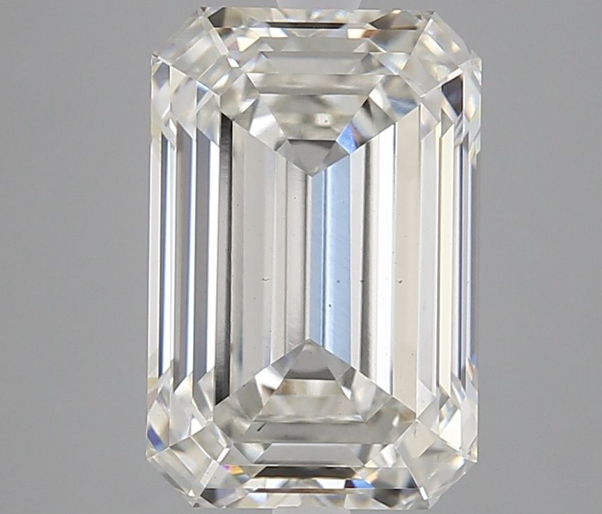 5.22 ct. emerald Lab Grown Diamond front image