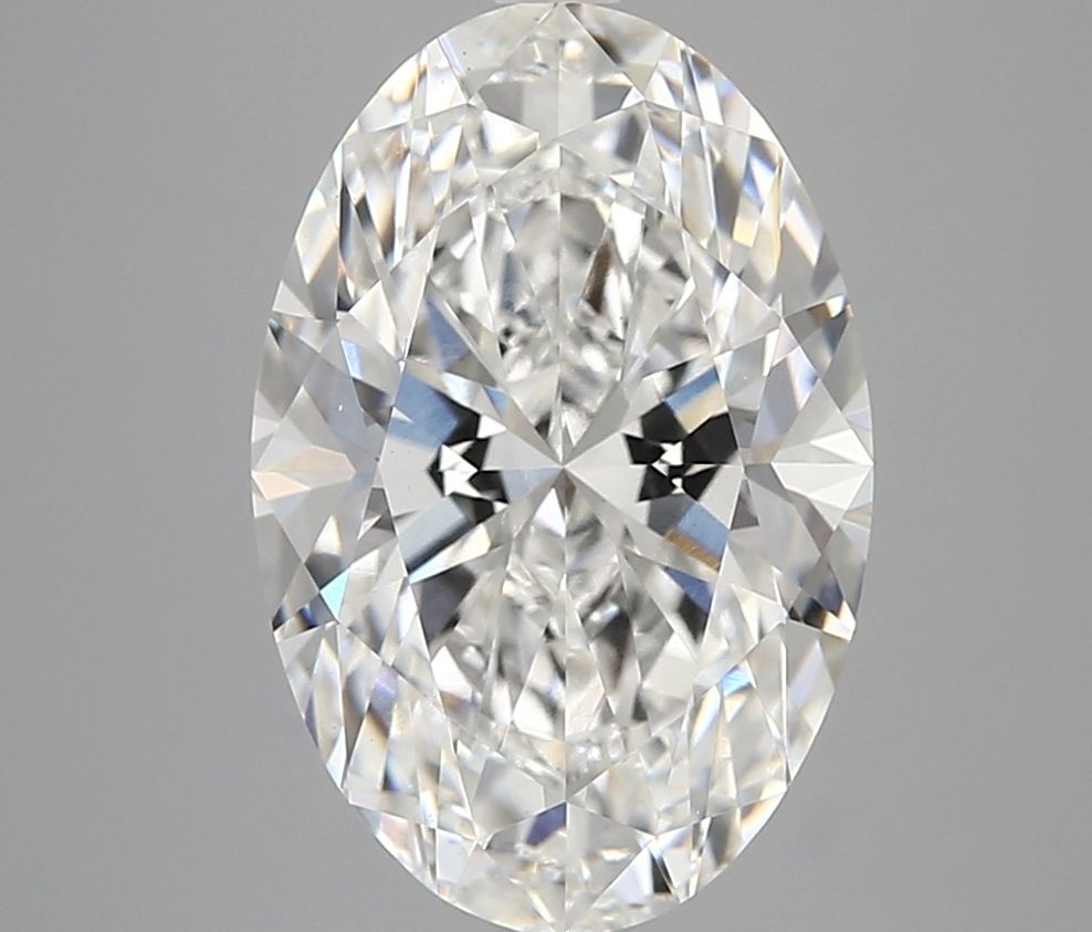 5.24 ct. oval Lab Grown Diamond front image