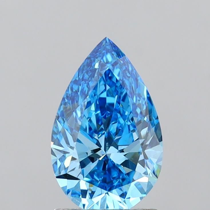 1.53 CT Fancy Vivid Blue PEAR