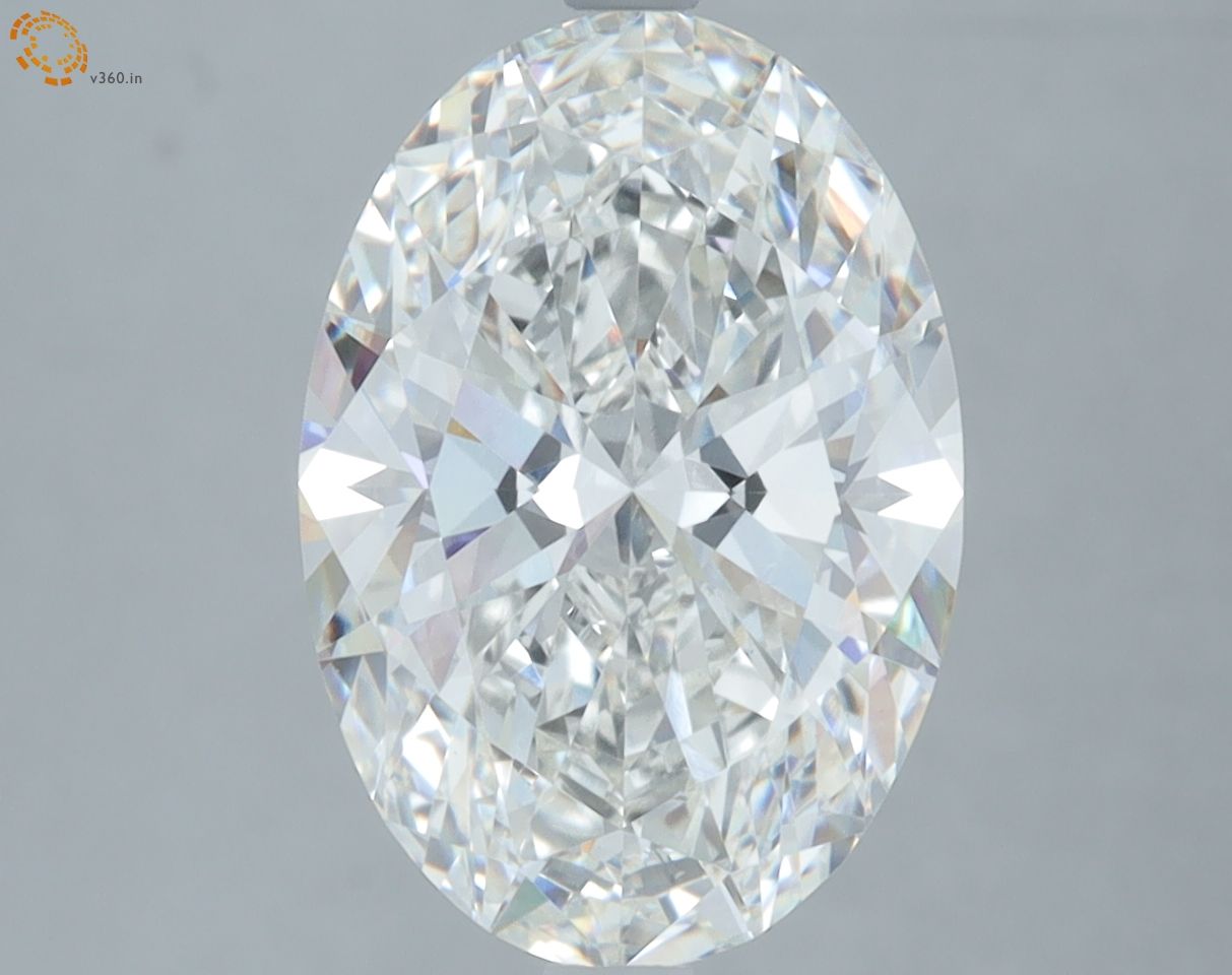 4.08 ct. oval Lab Grown Diamond front image