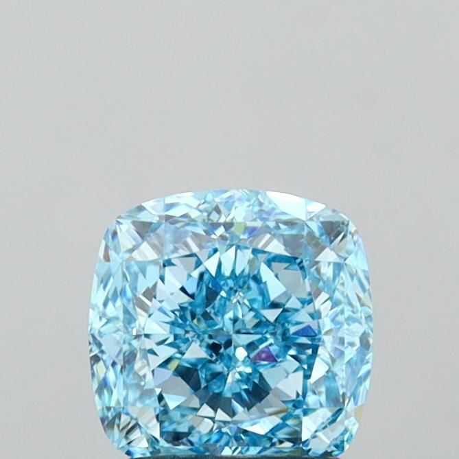 1.5 CT Fancy Vivid Blue CUSHION MODIFIED