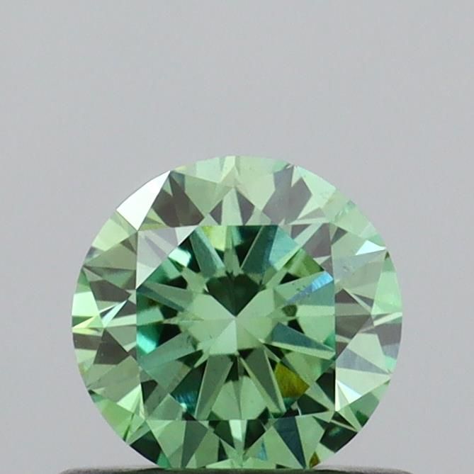 0.51 CT Fancy Vivid Green ROUND
