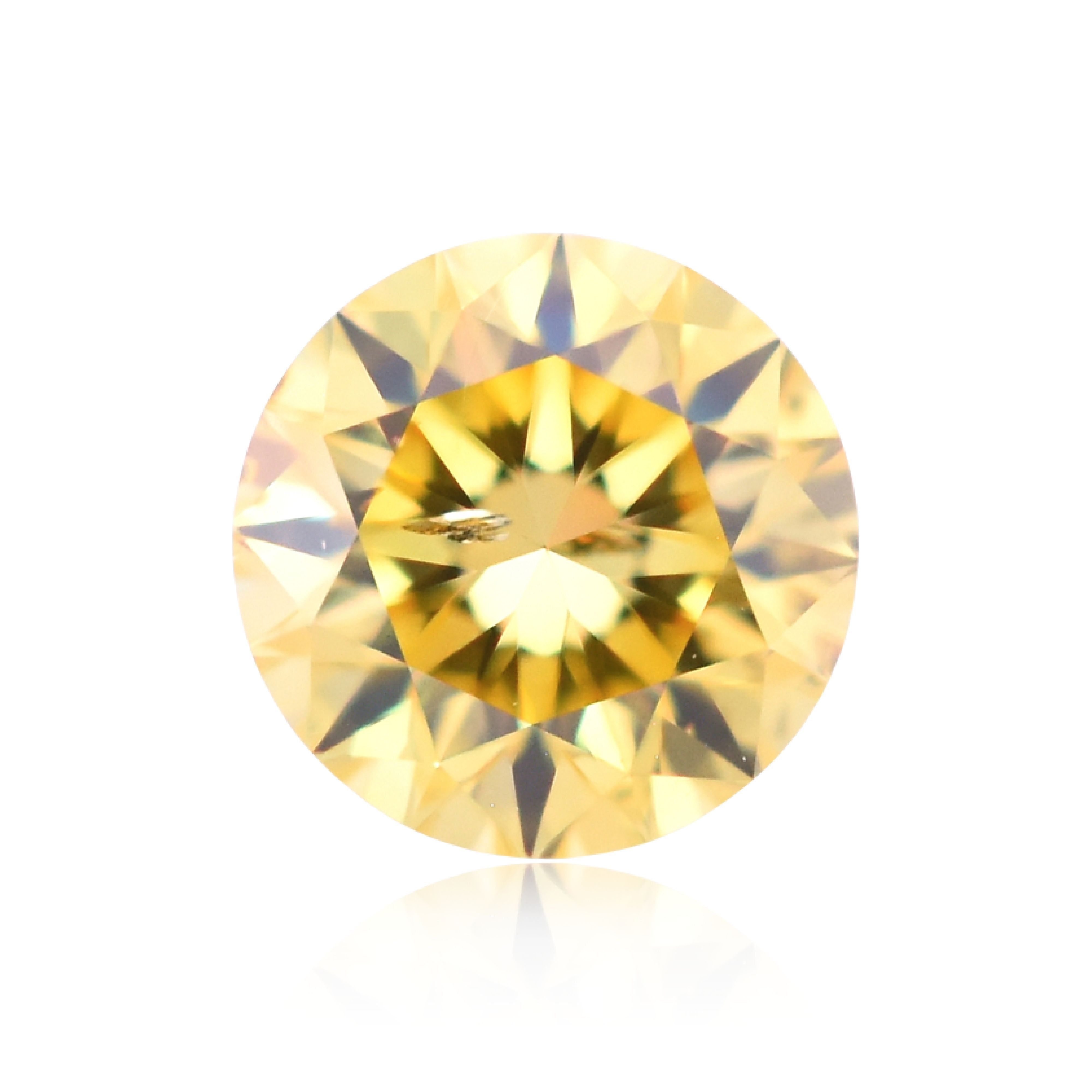 Diament 0.32 ct Fancy Vivid Yellow/I1