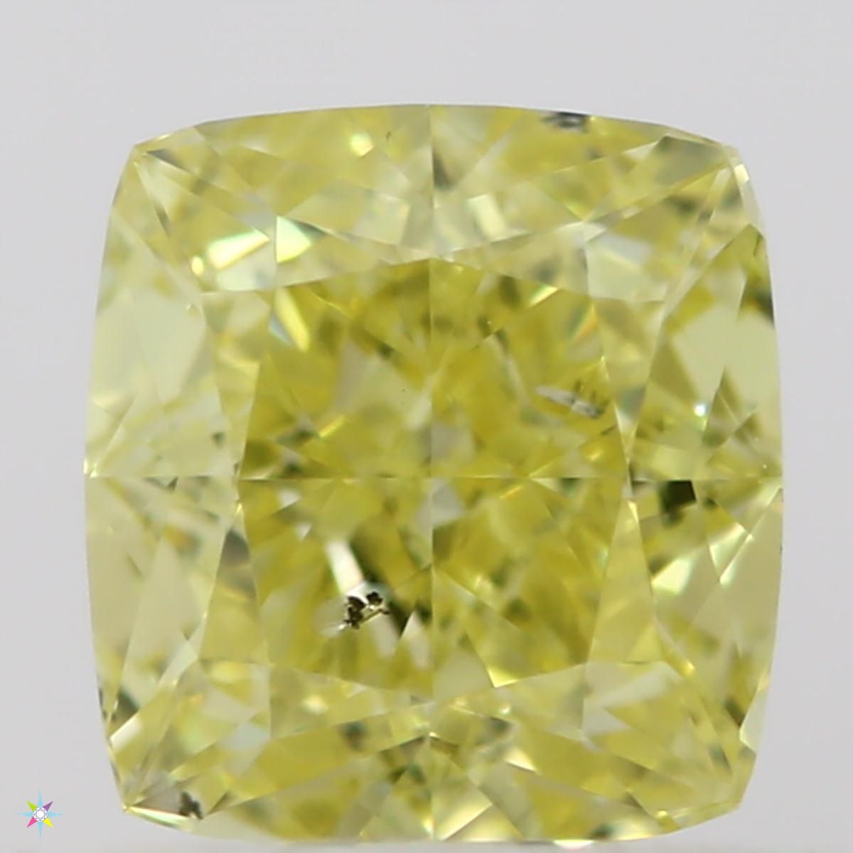 Diament 0.62 ct Fancy Intense Yellow/SI2