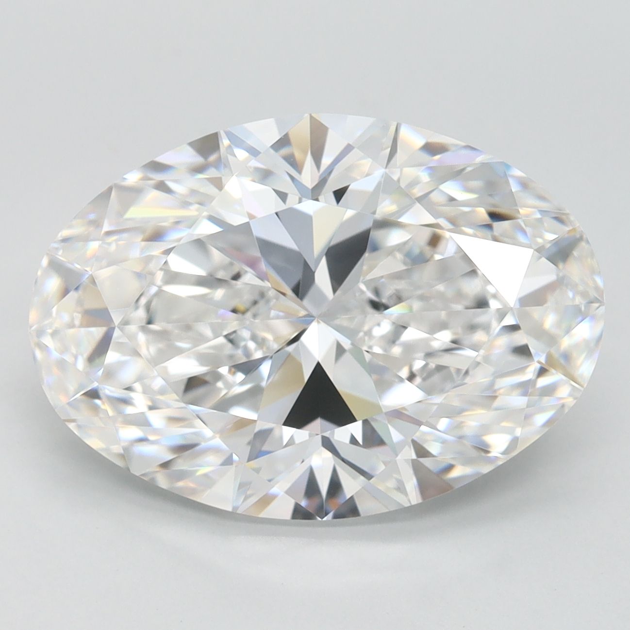 5.34 ct. oval Lab Grown Diamond front image