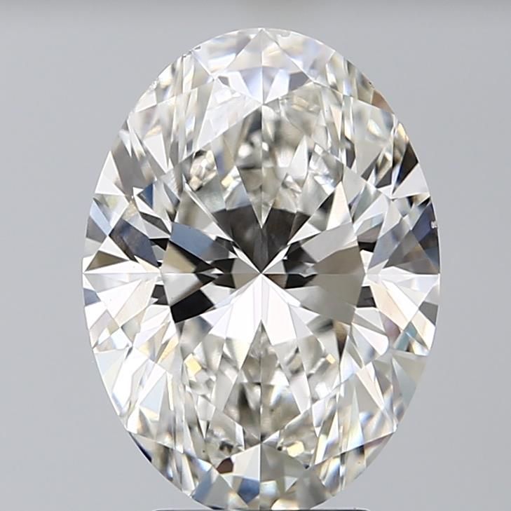 4.04 ct. oval Lab Grown Diamond front image