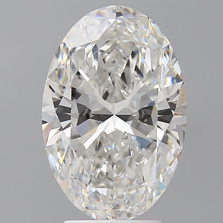 4.08 ct. oval Lab Grown Diamond front image