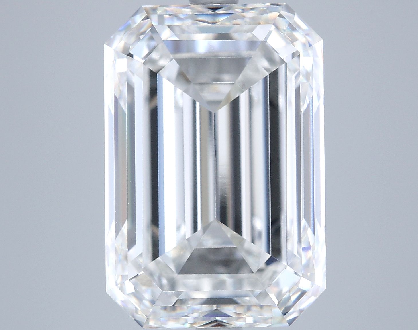 Diamant Émeraude 10.12 ct - Couleur F - Pureté VS1