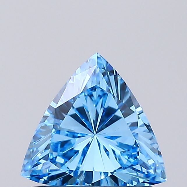 0.56 CT Fancy Vivid Blue TRIANGULAR