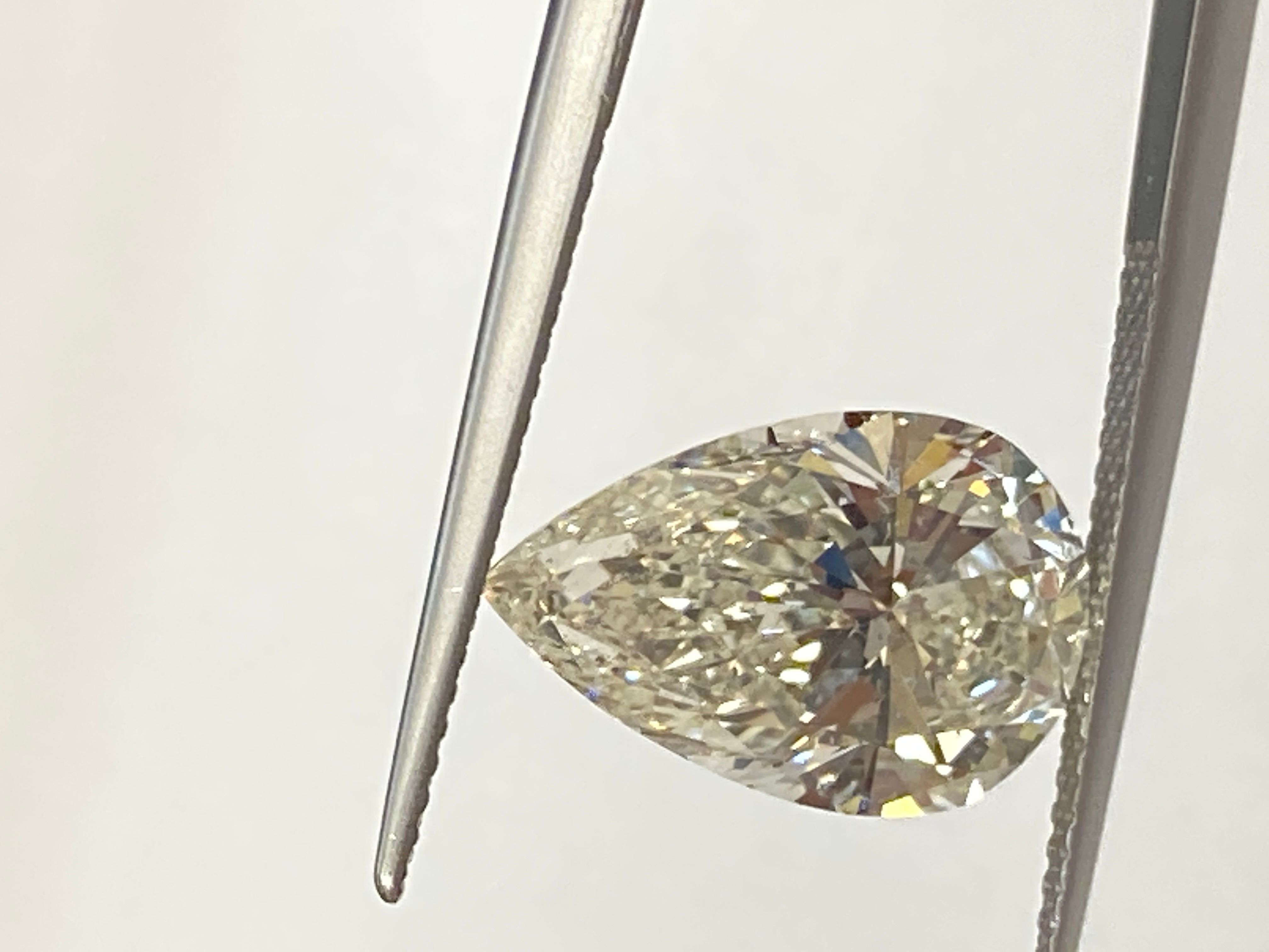 5.01ct Pear diamond