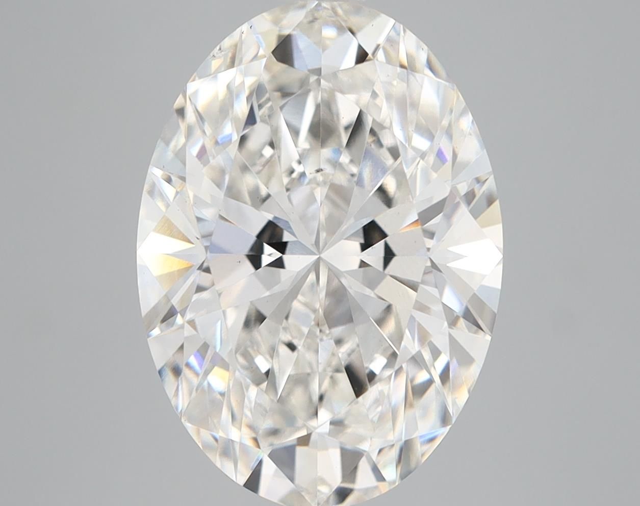 5.07 ct. oval Lab Grown Diamond front image