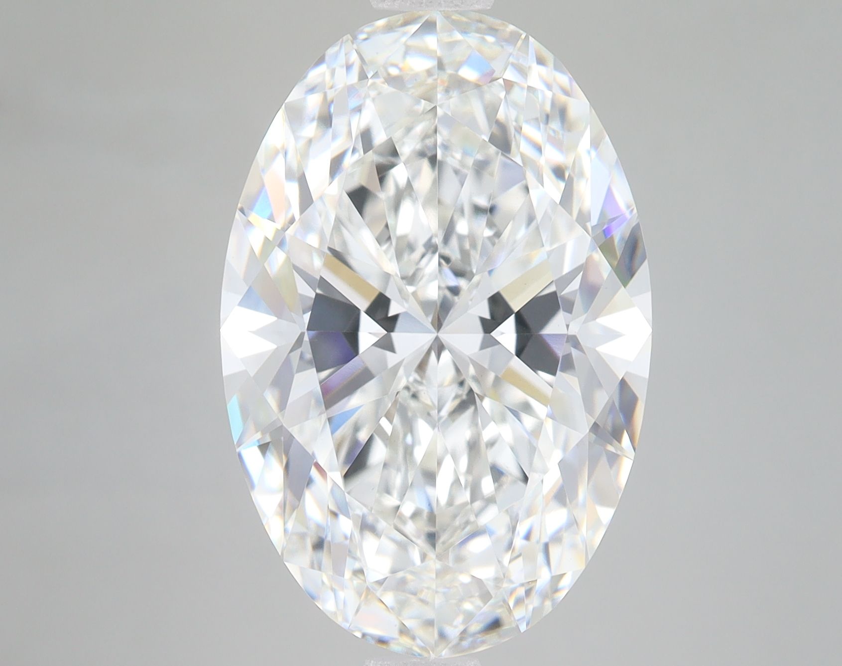 9.10 ct. oval Lab Grown Diamond front image