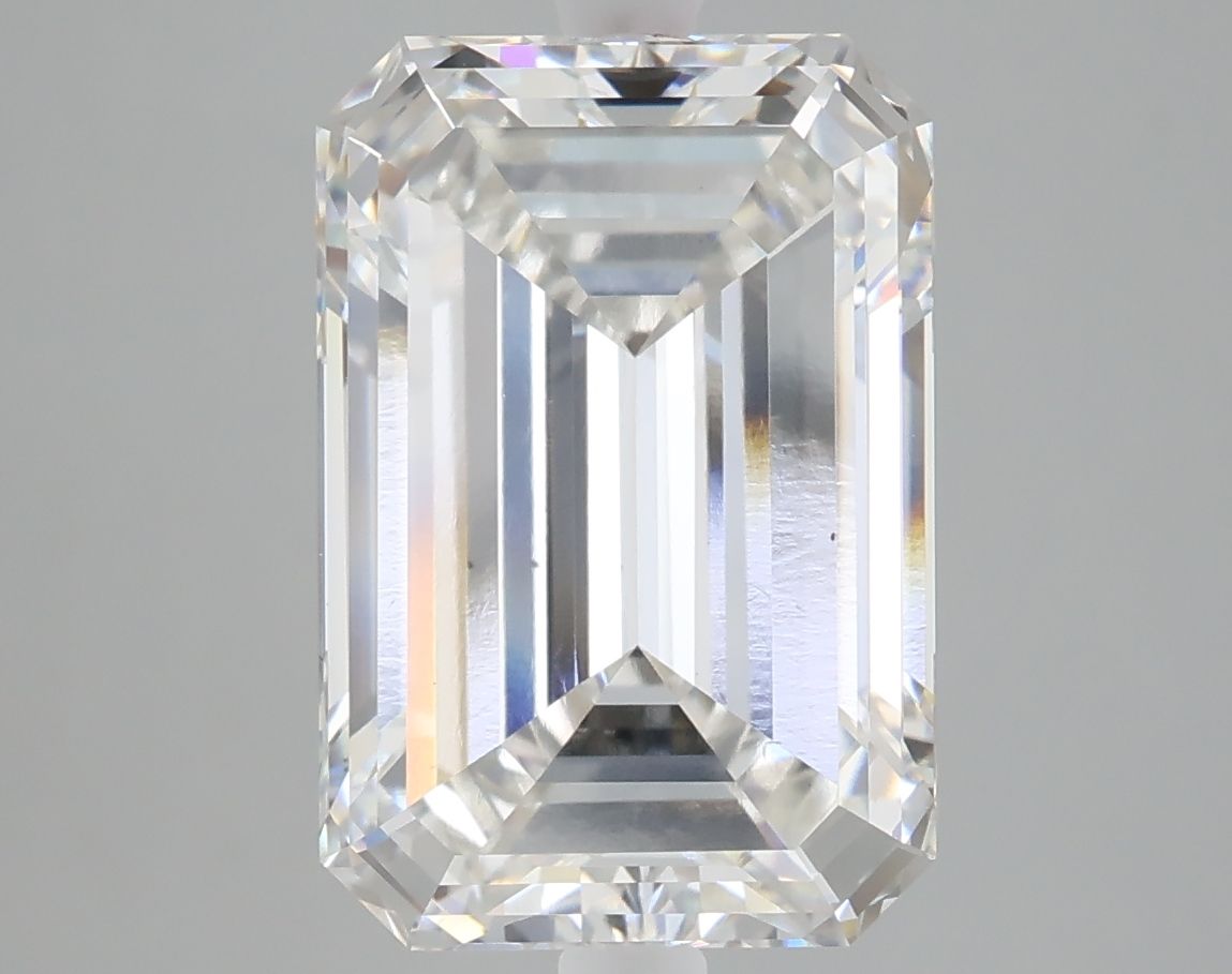 6.01 ct. emerald Lab Grown Diamond front image