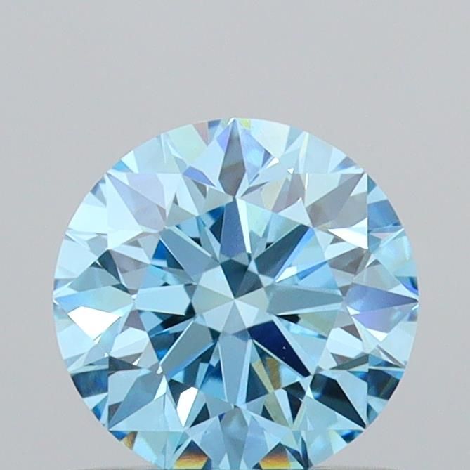 0.74 CT Fancy Vivid Blue ROUND