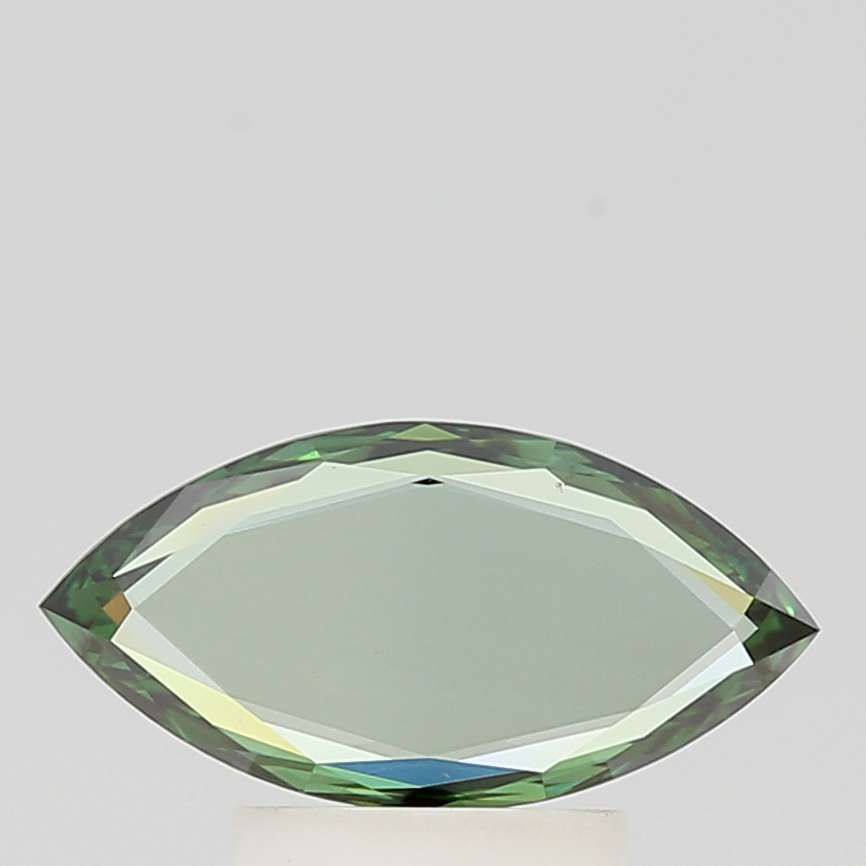 1.07 CT Fancy Vivid Green MARQUISE