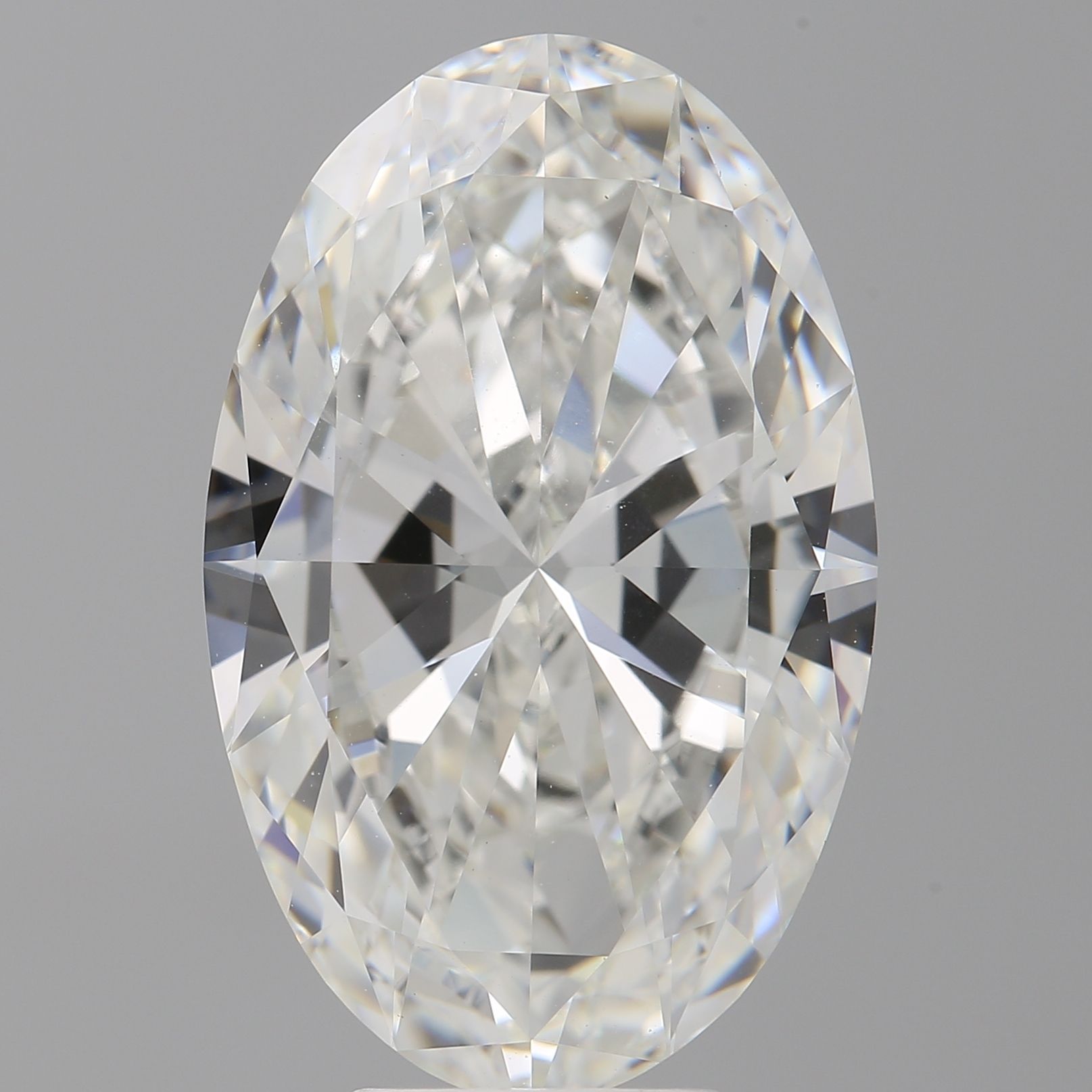 7.03 ct. oval Lab Grown Diamond front image