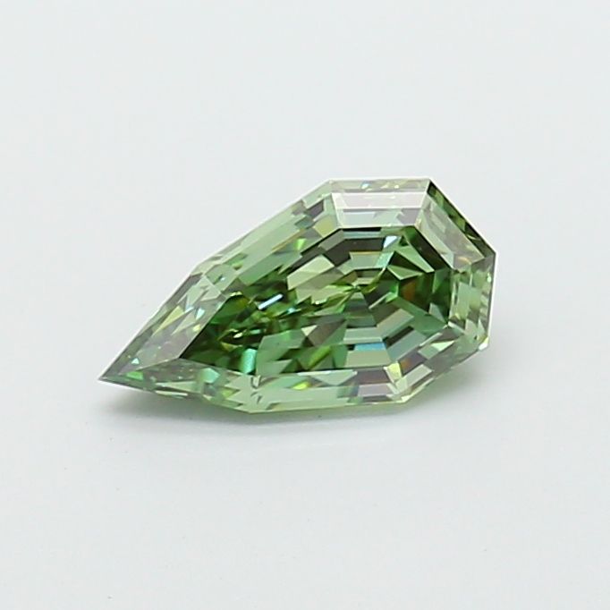 1.57 CT Fancy Vivid Green OCTAGONAL