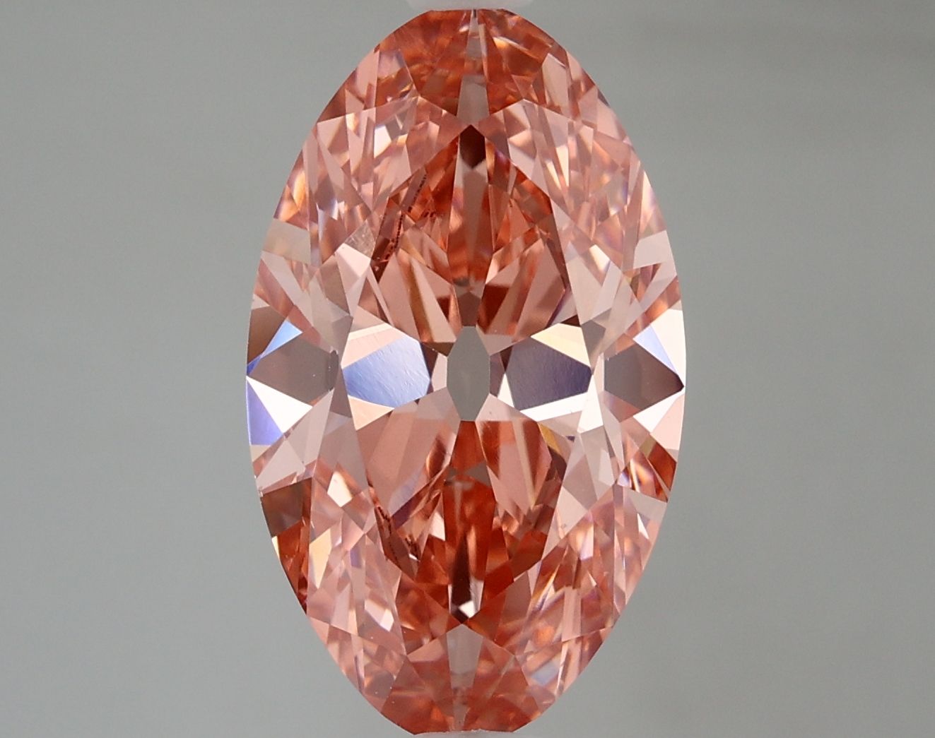 5.72 ct. oval Lab Grown Diamond front image