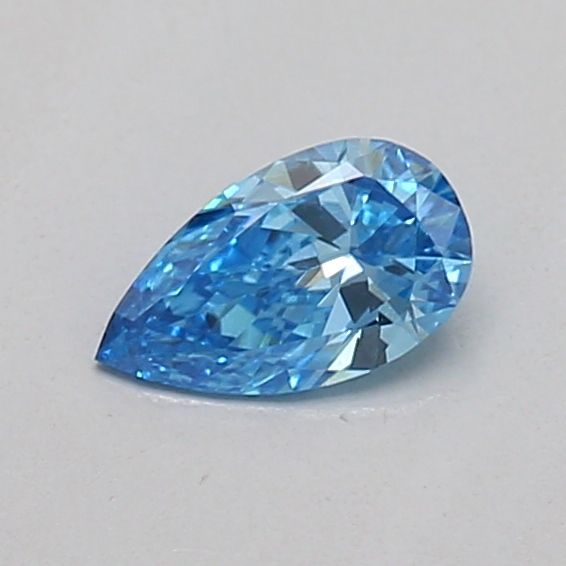 0.16 CT Fancy Vivid Blue PEAR