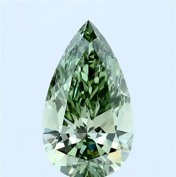 1.29 CT Fancy Vivid Green PEAR