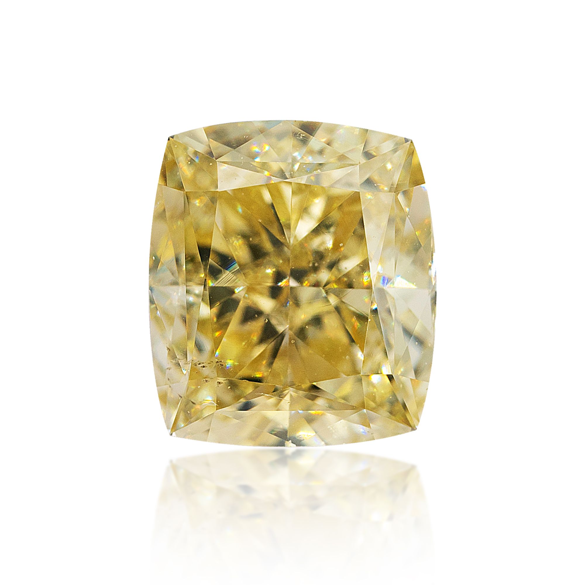 Diament 0.75 ct Fancy Yellow/SI1