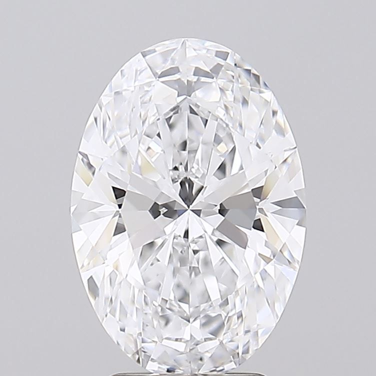 3.42 ct. oval Lab Grown Diamond front image