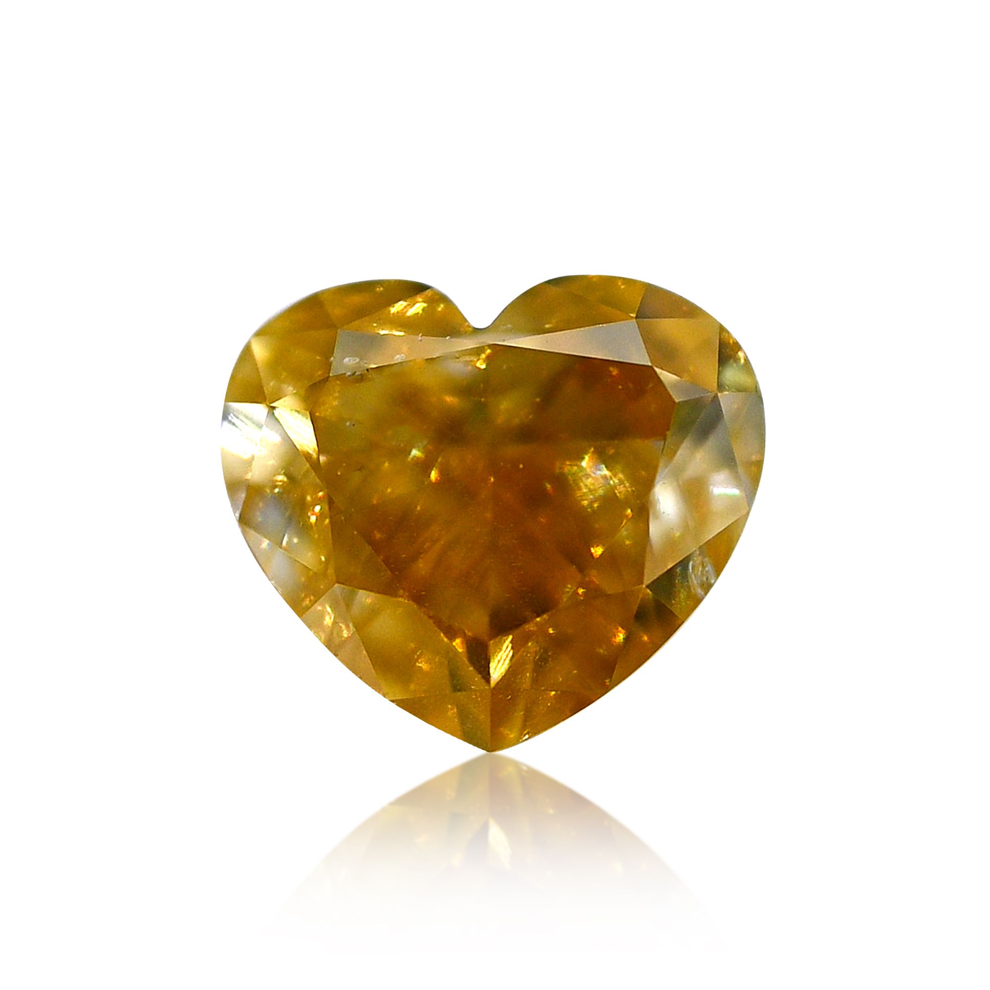 Diament 0.75 ct Fancy Deep Orangey Yellow/SI2