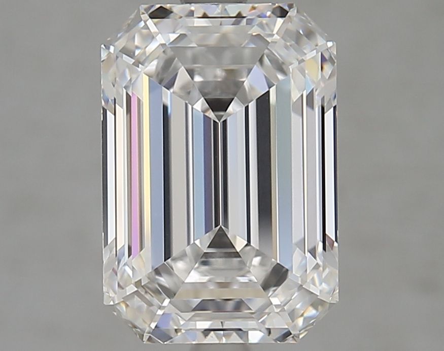 Diamant Émeraude 4.03 ct - Couleur D - Pureté VVS2