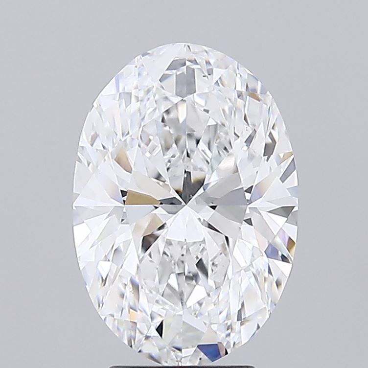 3.75 ct. oval Lab Grown Diamond front image
