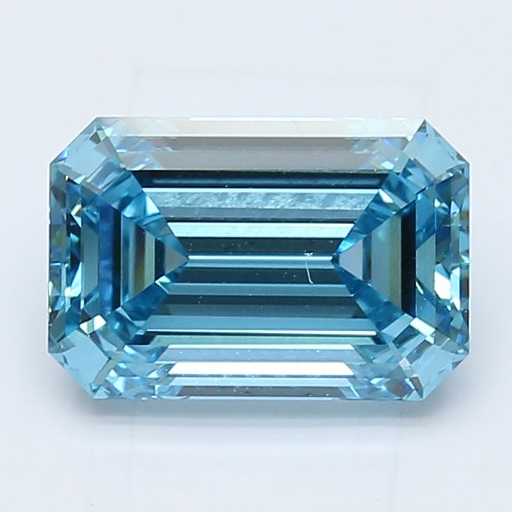 2.96 ct. emerald Lab Grown Diamond front image