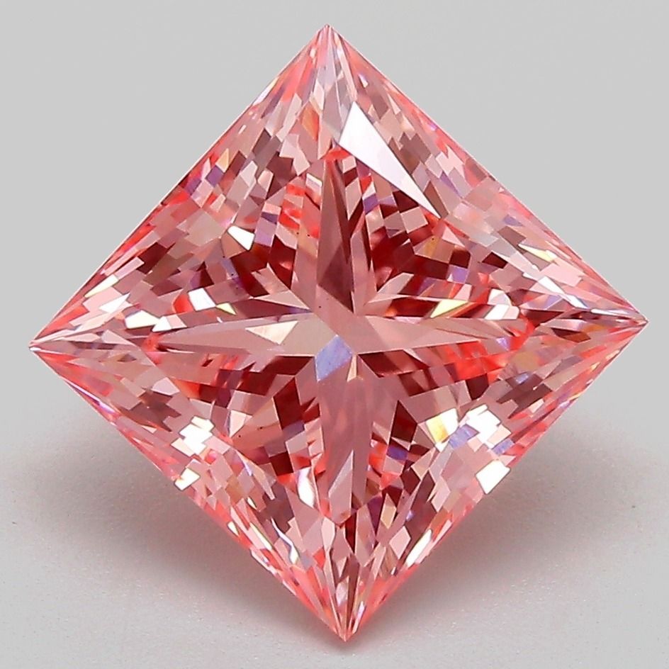 4.23 ct. princess Lab Grown Diamond front image