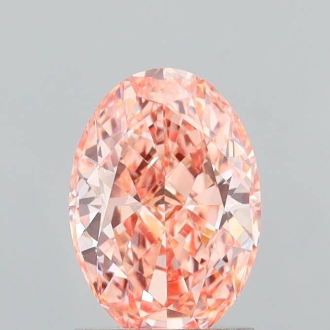 1.58 CT Fancy Intense Brownish Pink OVAL