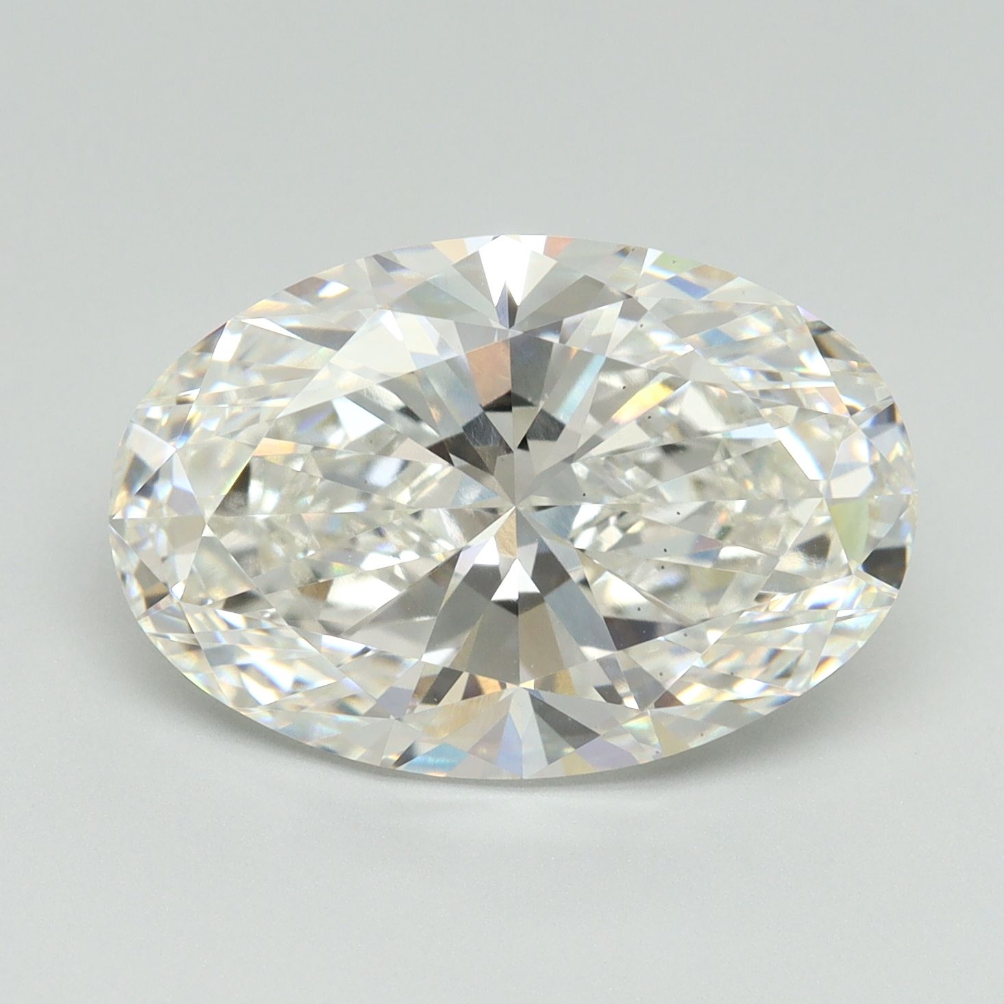 7.13 ct. oval Lab Grown Diamond front image