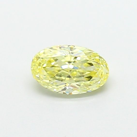 0.68 CT Fancy Yellow OVAL