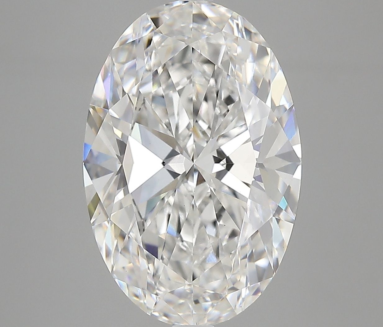 6.11 ct. oval Lab Grown Diamond front image
