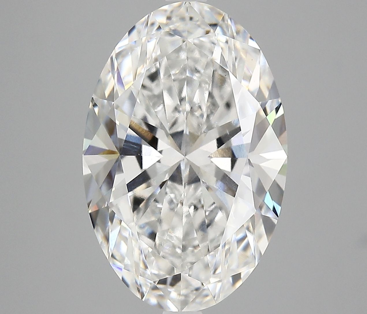 6.03 ct. oval Lab Grown Diamond front image
