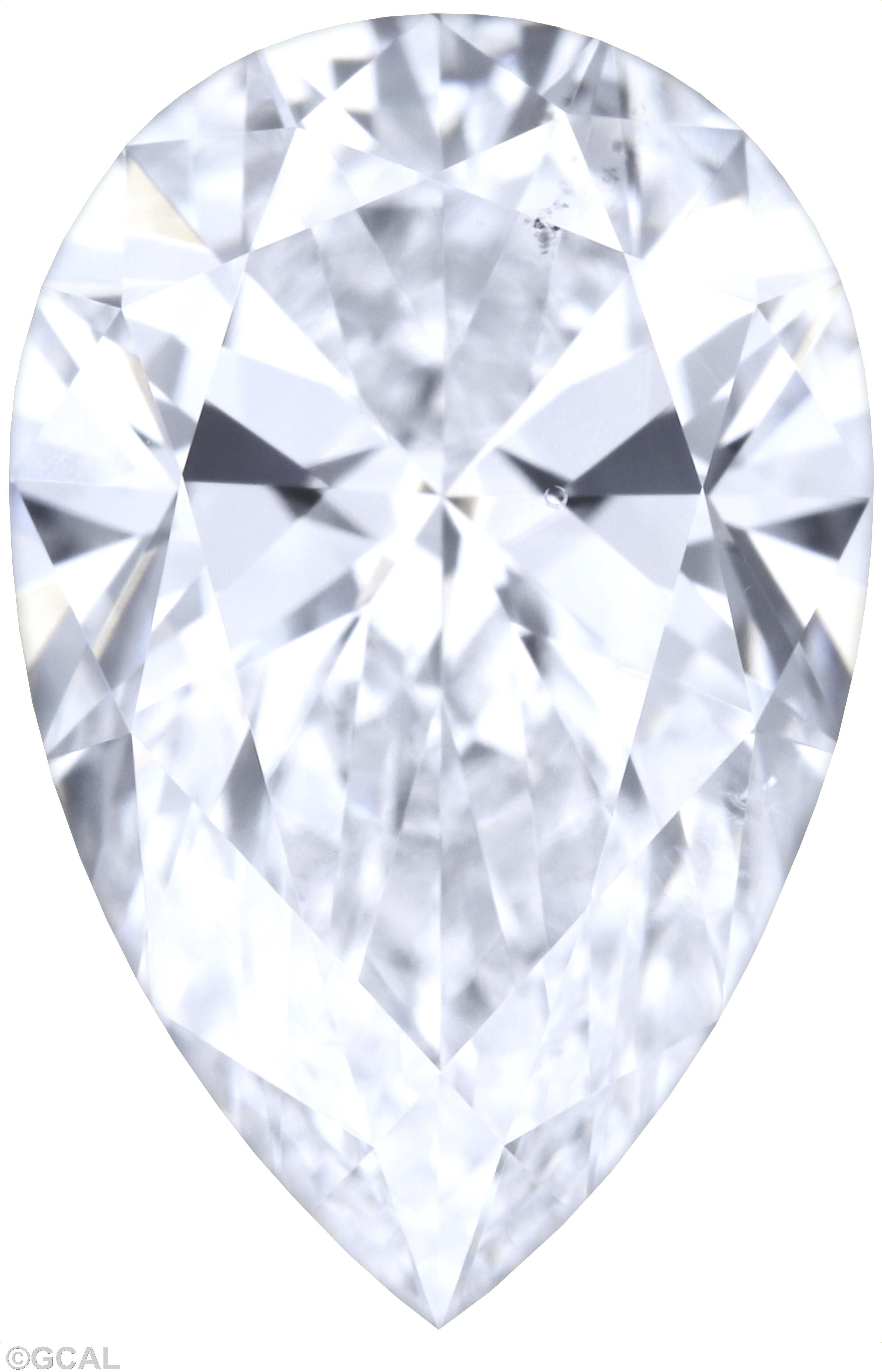 1.5 ct lab-grown Pear Diamond