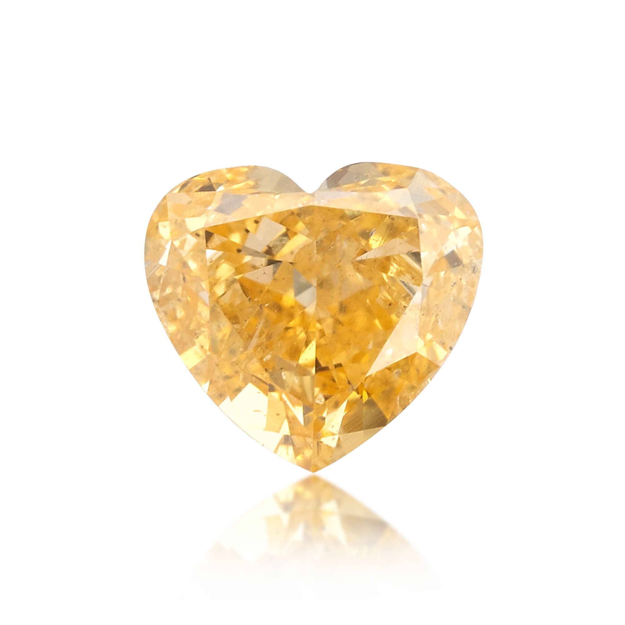 Diament 0.5 ct Fancy Orange Yellow/