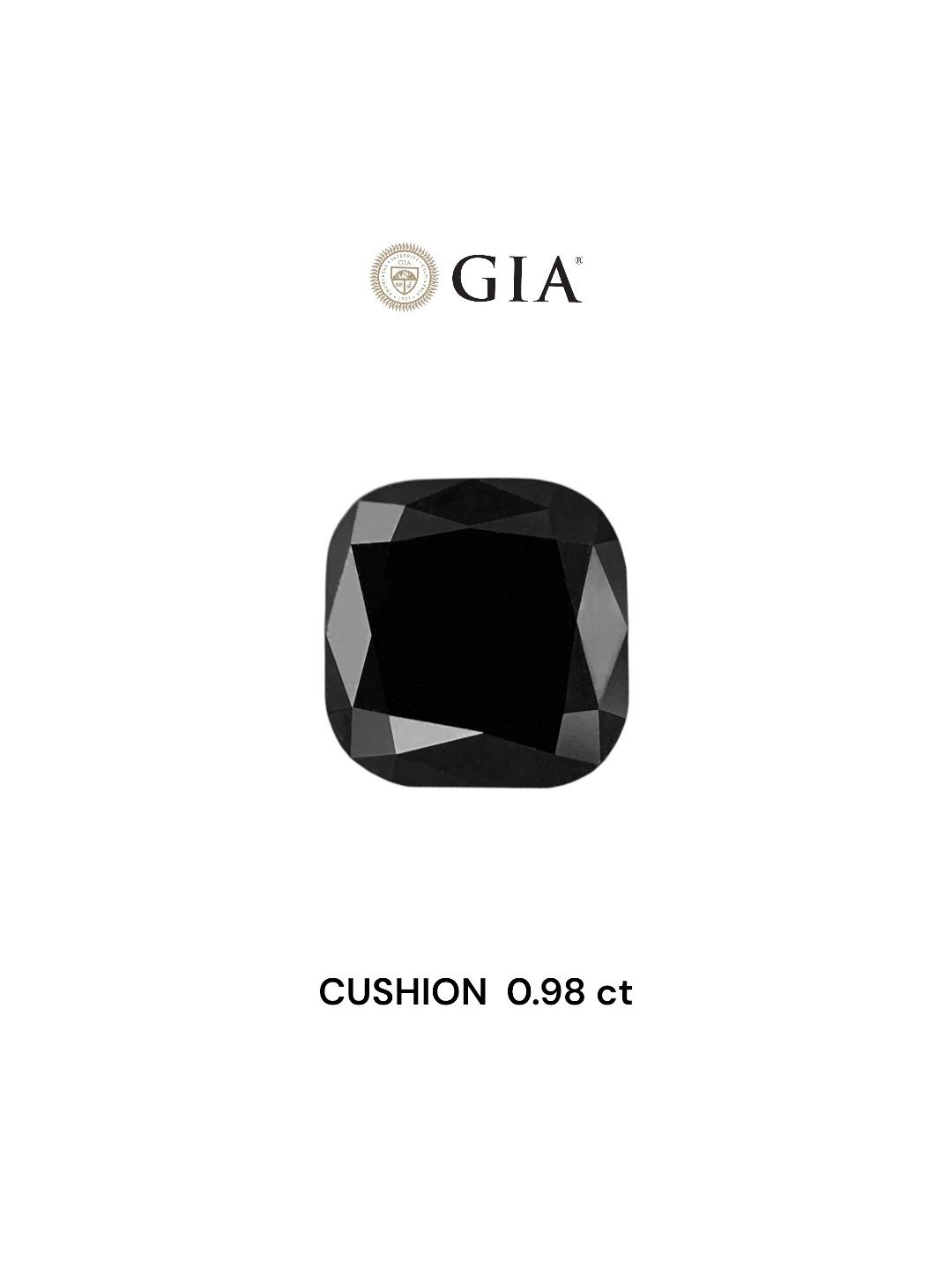 0.98 ct Cushion Brilliant diamond
