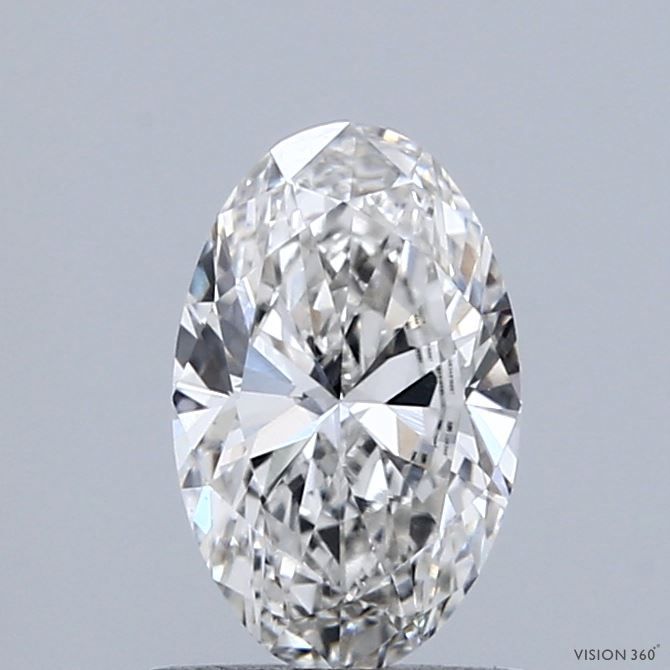 1.02 ct. oval Lab Grown Diamond front image