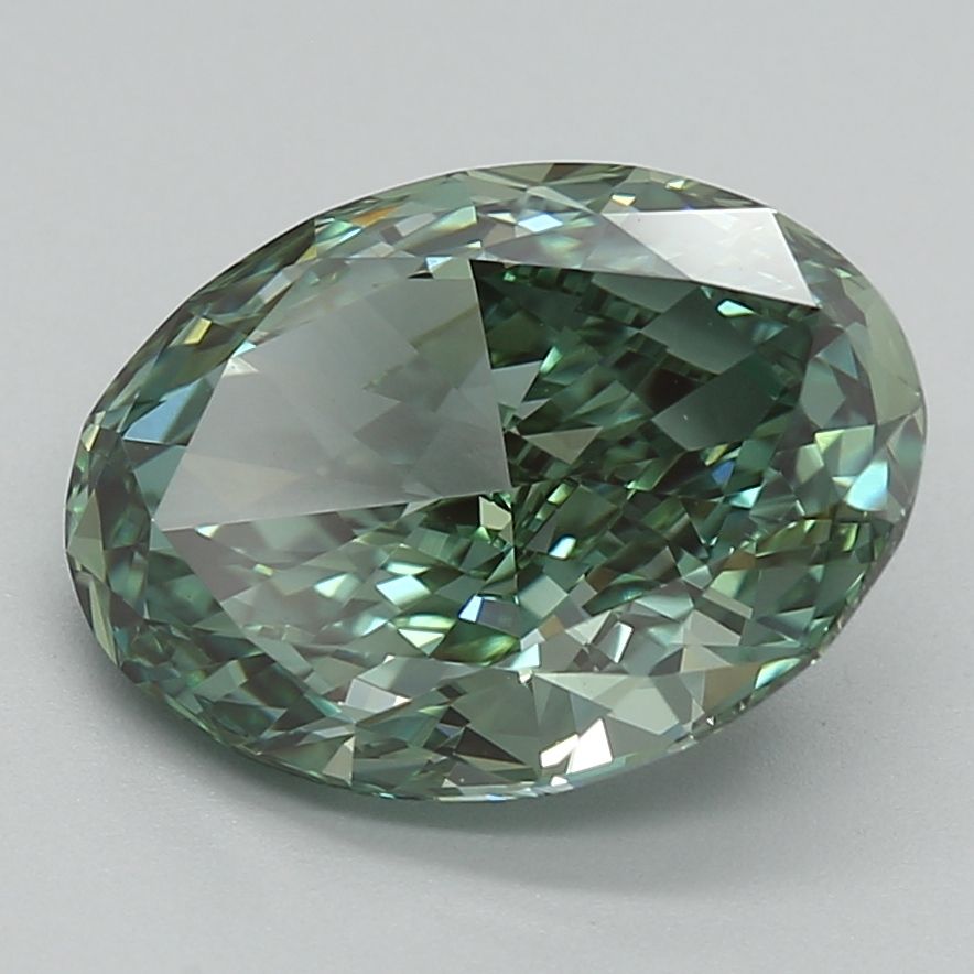 3.67 ct. oval Lab Grown Diamond front image