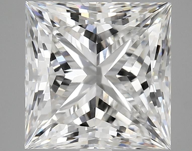3.78 ct. princess Lab Grown Diamond front image